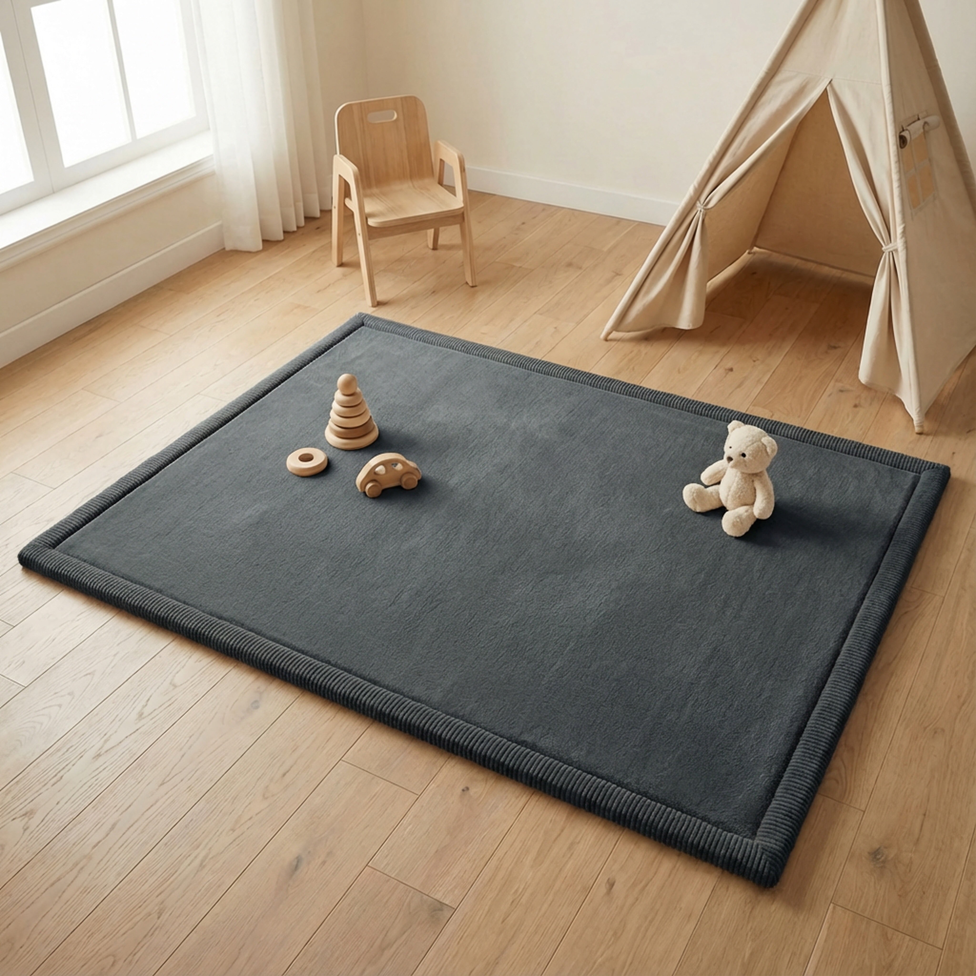 Anthrazit - S - 80x150cm - Bild 1