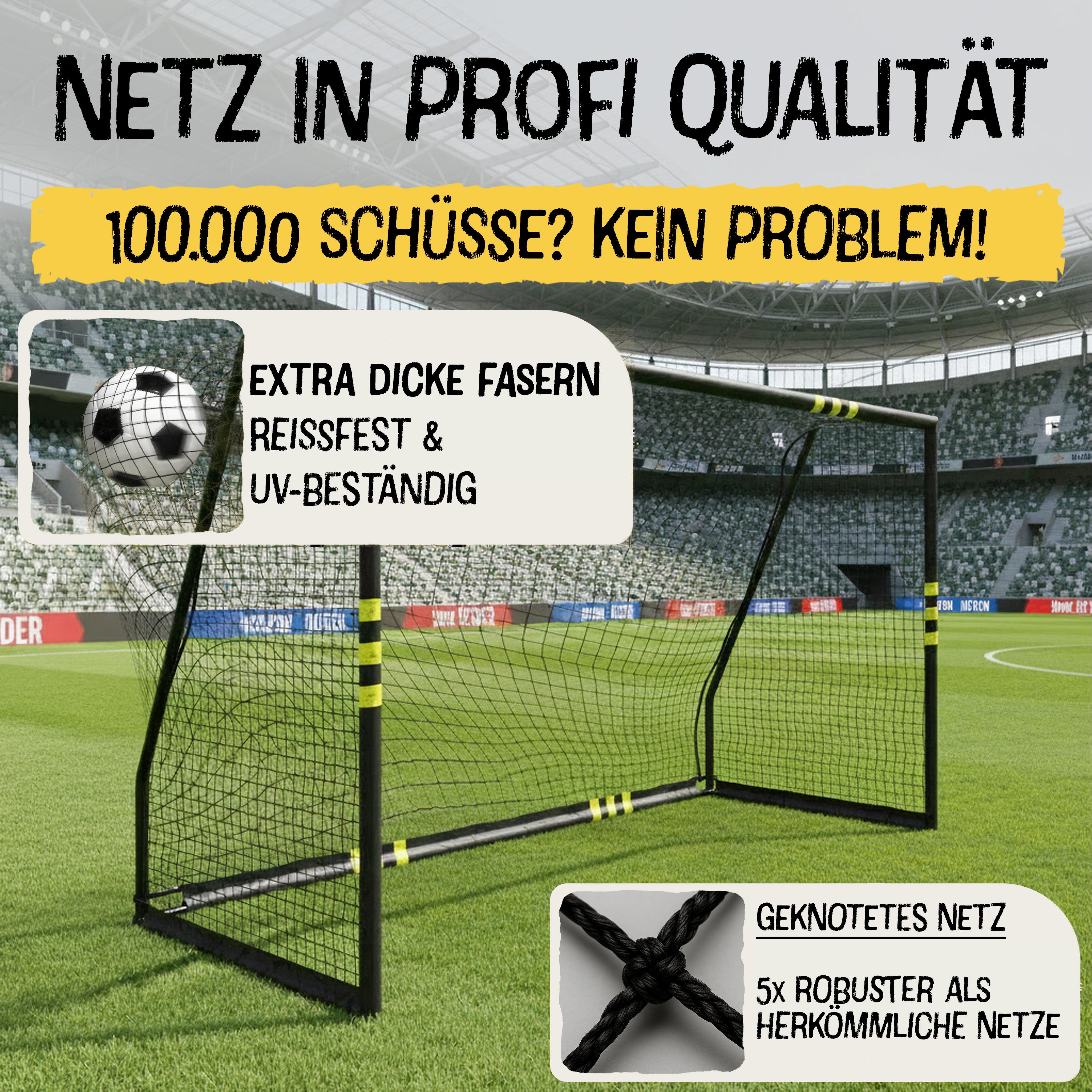 Fußballtor Goal Garden XL - 200x300cm