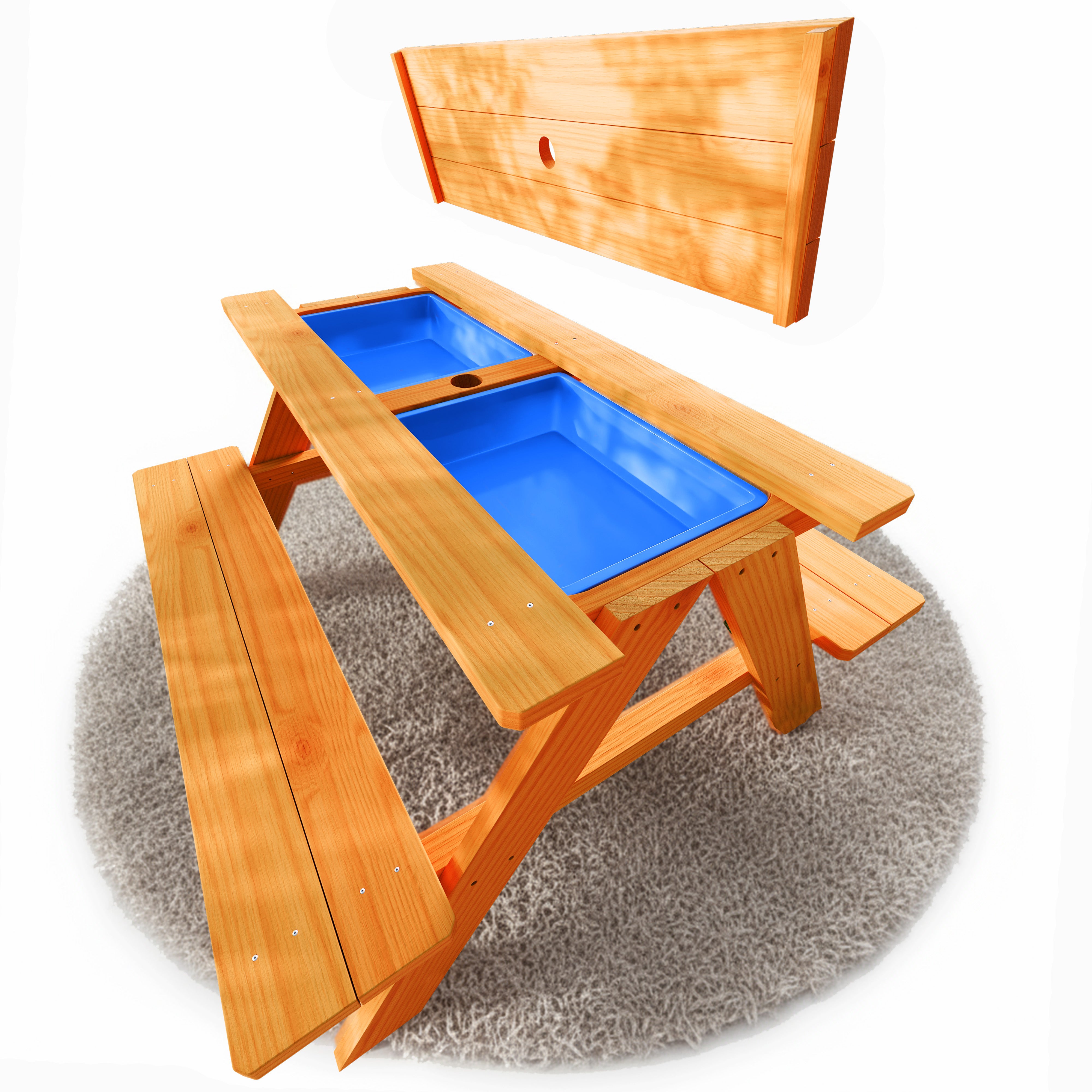 Kindersitzgruppe 2in1 - Matscht- & Basteltisch