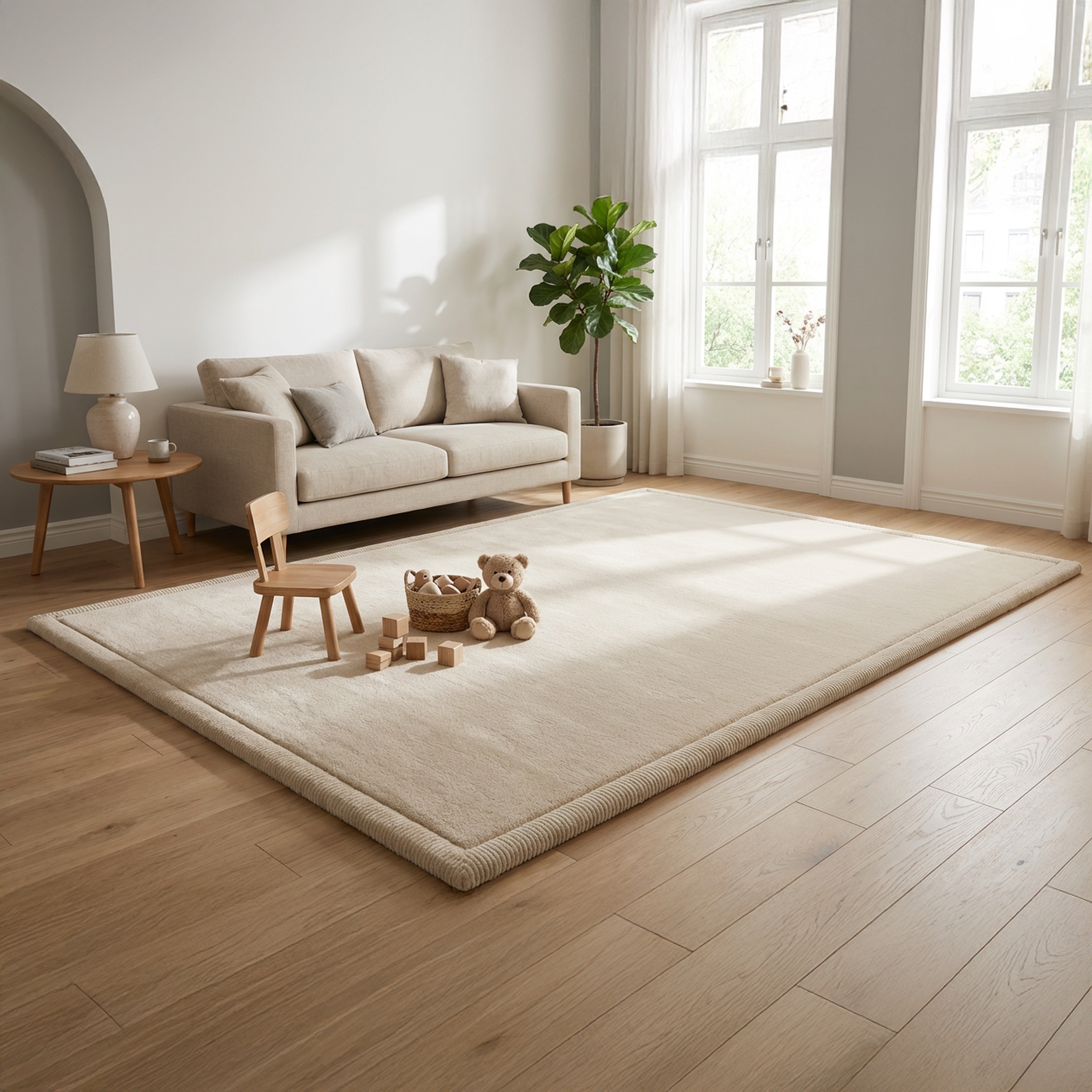 Beige - XL - 200x300cm - Bild 1