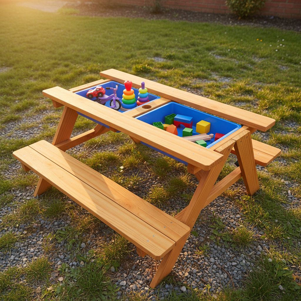 Kindersitzgruppe 2in1 - Matscht- & Basteltisch