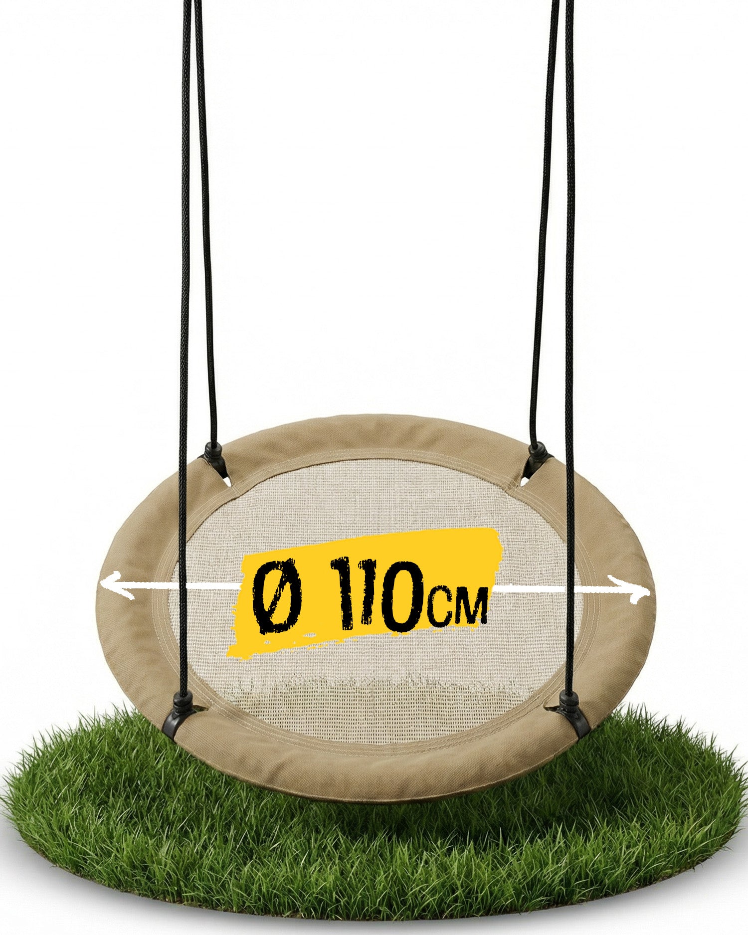 Nestschaukel Taupe L - 110cm