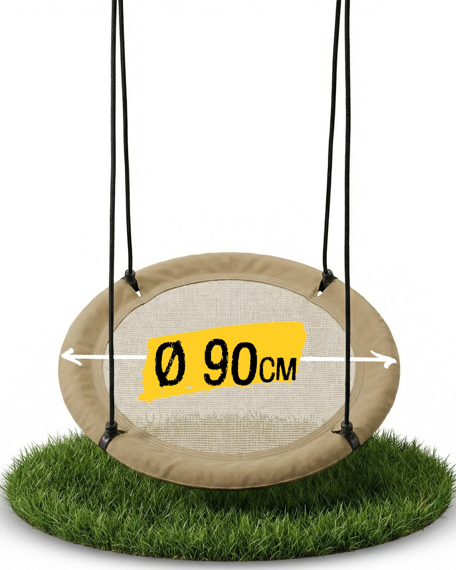 Nestschaukel Taupe M - 90cm
